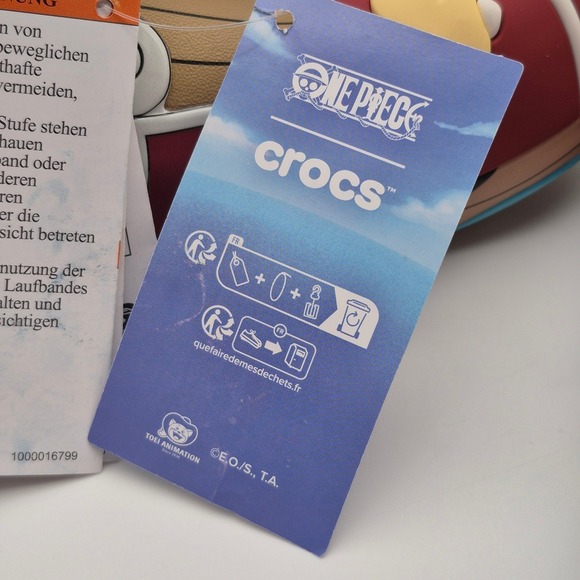 Crocs Classic Clogs One Piece The Thousand Sunny Men's Size 13 Shoes Causal - Picture 11 of 13